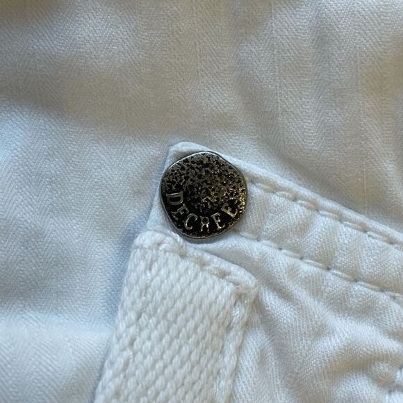 Decree White 100% Cotton Cargo Short - Mens 38 - Picture 4 of 7